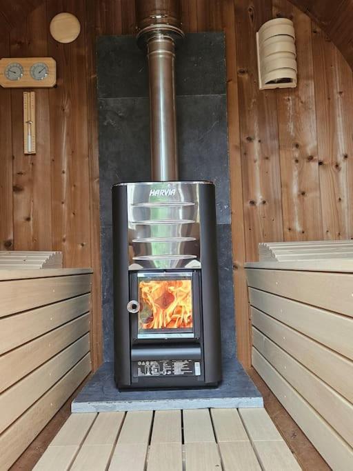 Camper Met Sauna En Zwembad In De Rand Van De Vlaamse Ardennen Haaltert Exterior photo