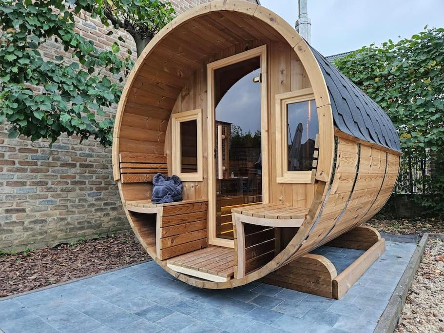 Camper Met Sauna En Zwembad In De Rand Van De Vlaamse Ardennen Haaltert Exterior photo